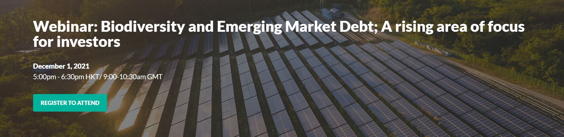Biodiversity and Emerging Market Debt; A rising area of focus for investors