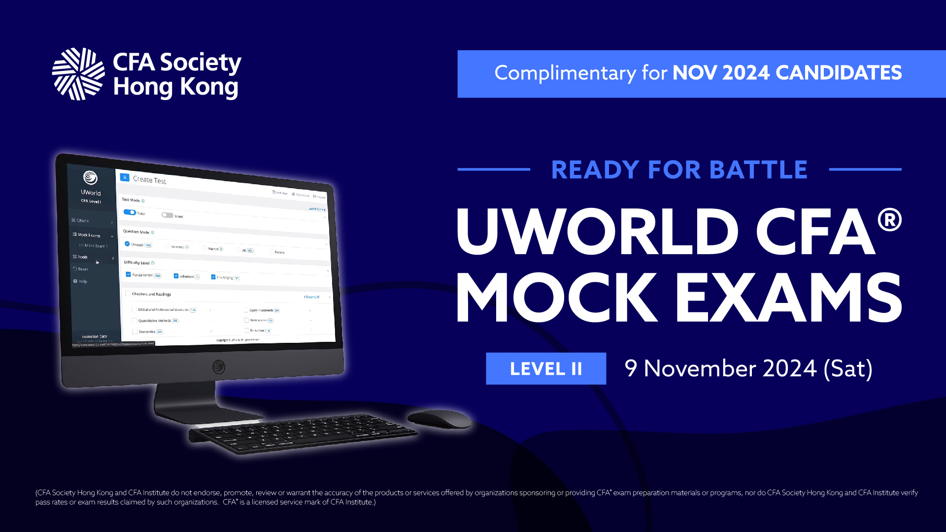 [Level II Session] Ready for Battle – Mock Exam (Nov 2024)